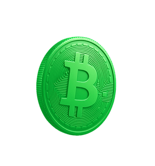 Panel flotante con datos analíticos del mercado cripto